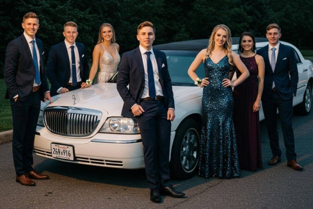 Hamilton Luxury Limo Service for Weddings and Proms