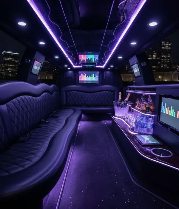 Hamilton Casino Limo Service – Luxury Limo Interior