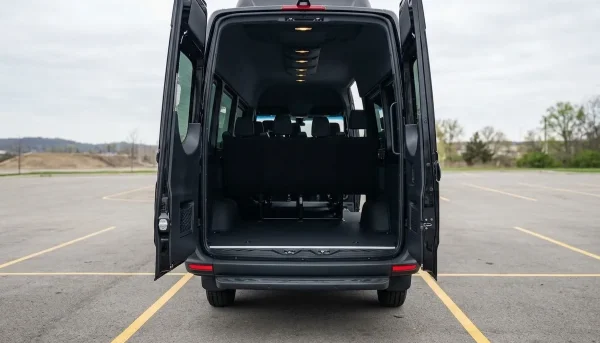 Mercedes Sprinter Van Back Side